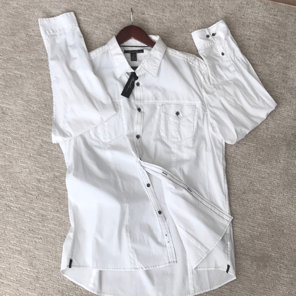 Men’s Kenneth Cole Military Style Shirt